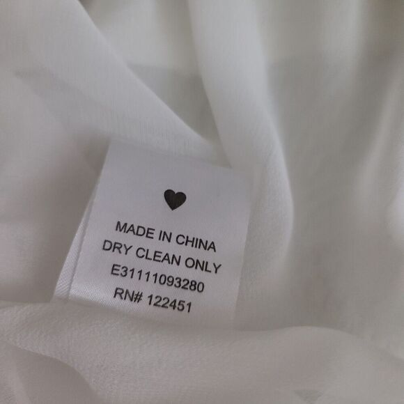 Erin Fetherston Hepburn Dress 8 Black Cream Drop Waist Cap Sleeve Fit & Flare - Picture 8 of 9